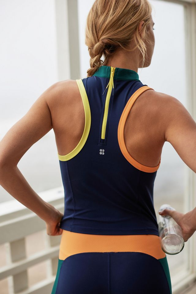 Sweaty Betty Power Zip-Back Tank | Anthropologie