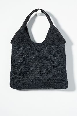 ANTHROPOLOGIE RAFFIA TOTE BAG 