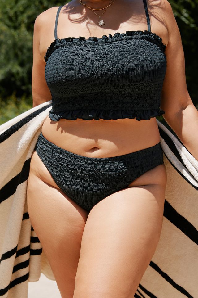 By Anthropologie Smocked Hipster Bikini Bottoms #6