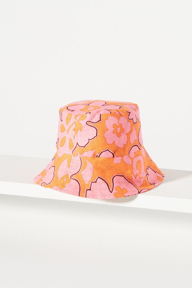 Faithfull Floral Linen Bucket Hat #2