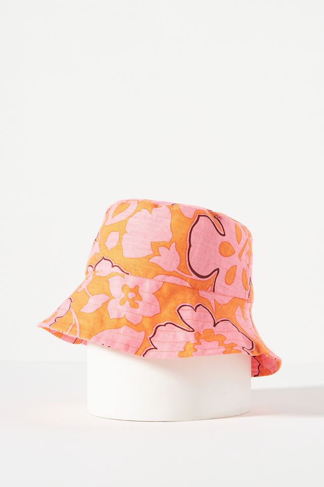 Faithfull Floral Linen Bucket Hat #3