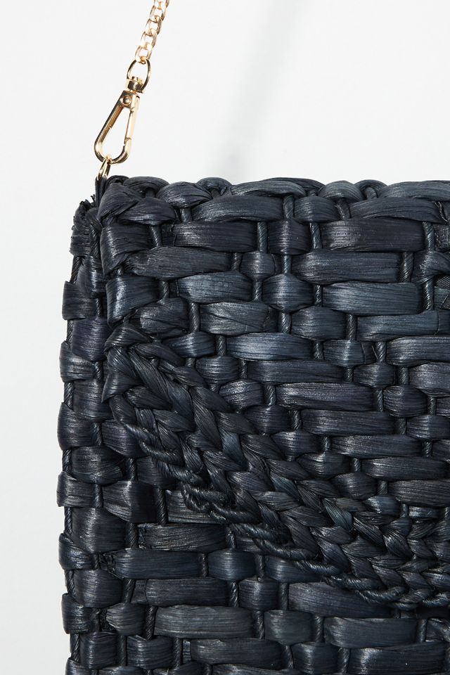 Oversized Raffia Clutch #2