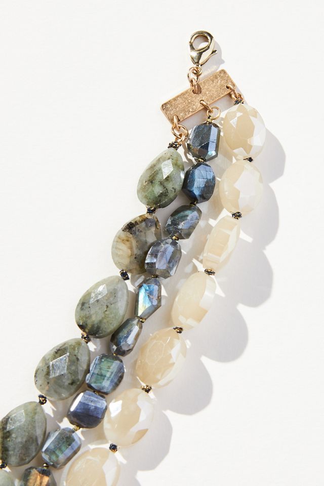 Layered Stone Necklace #1
