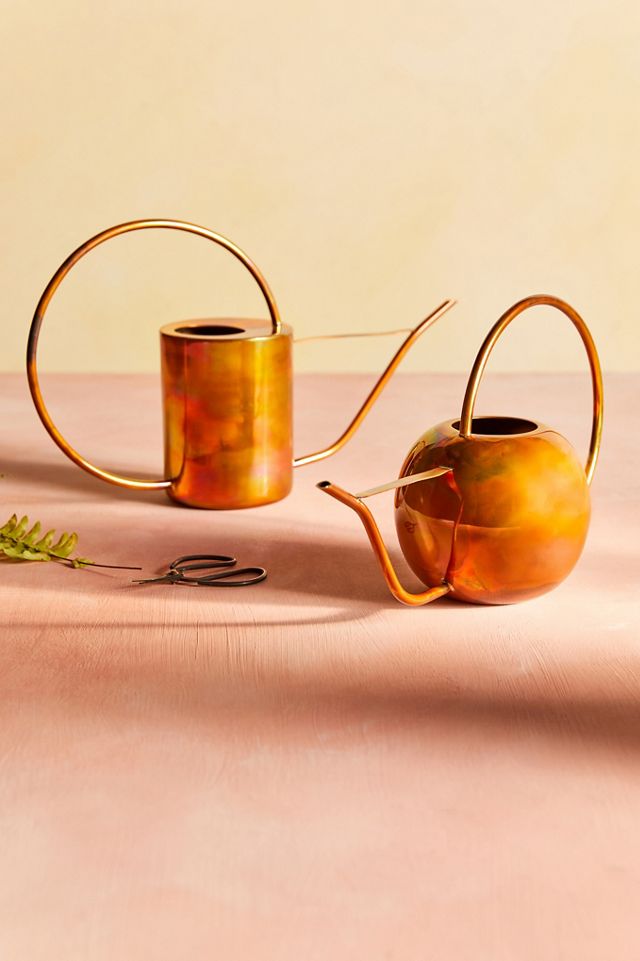 Copper Watering Can, Tall #2