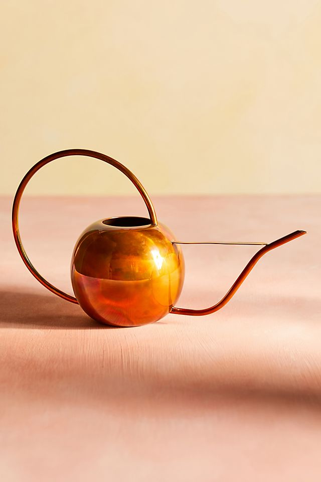 anthropologie.com | Copper Watering Can, Round