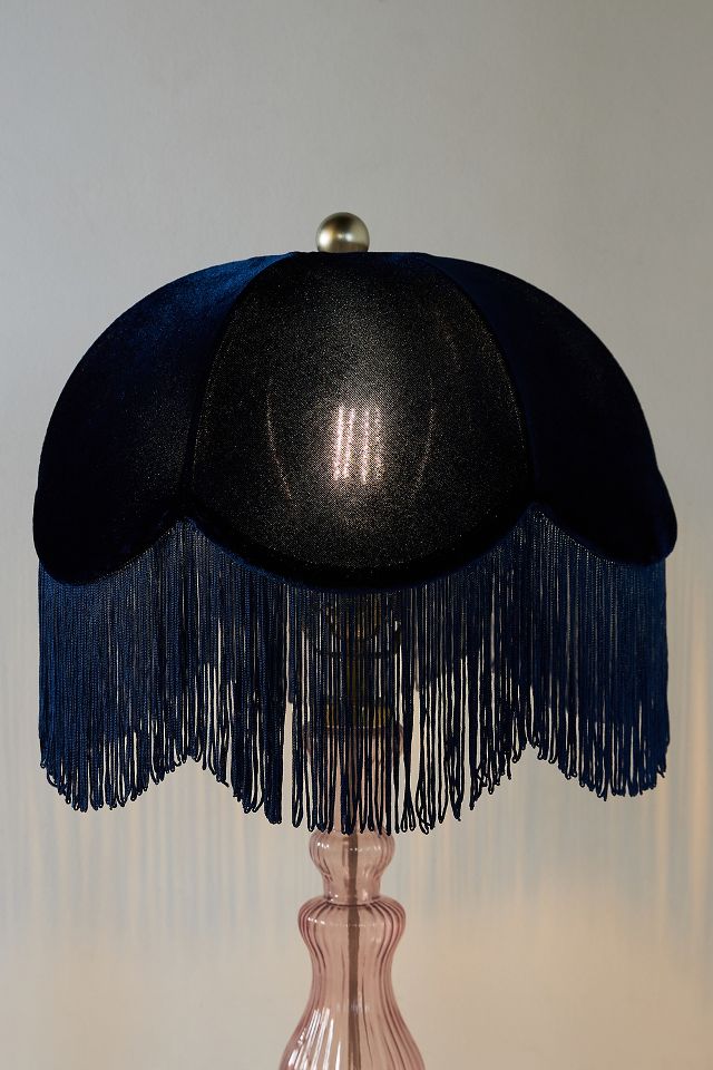 Velvet tassel store lampshade