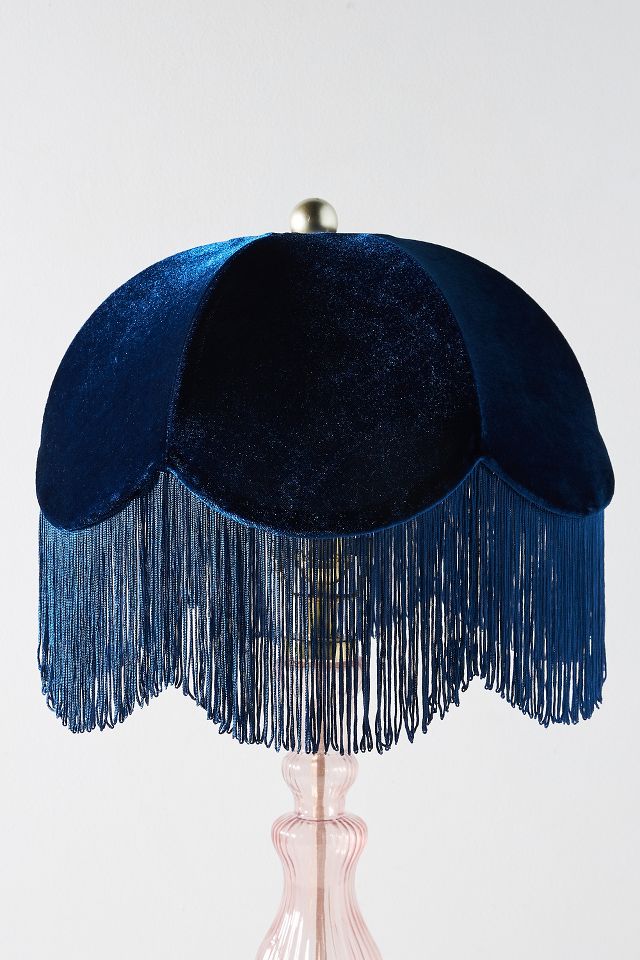 verjaardag Bier uniek Tasseled Velvet Lamp Shade | AnthroLiving