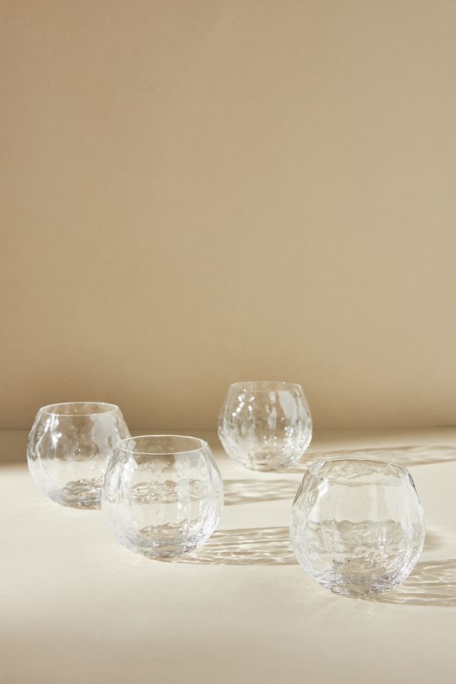 Cindy Pumpkin Stemless Glasses, Set of 4 #1