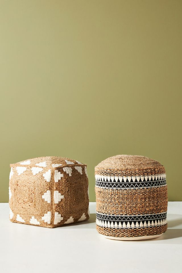 Jute Pouf