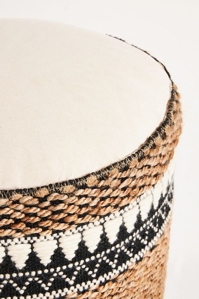 Jute Pouf