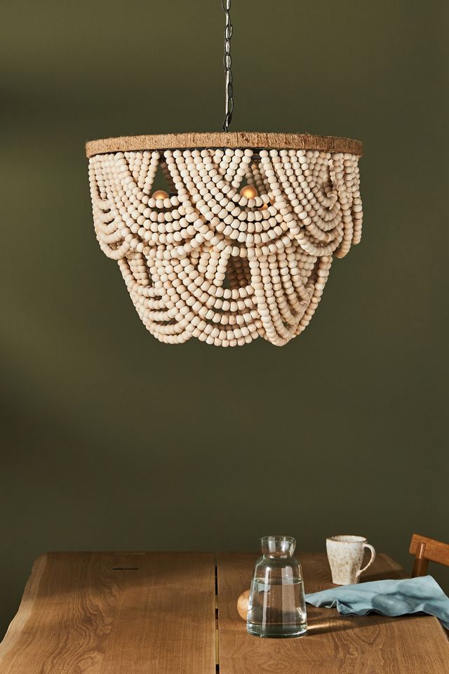 Anthropologie sold beaded chandelier