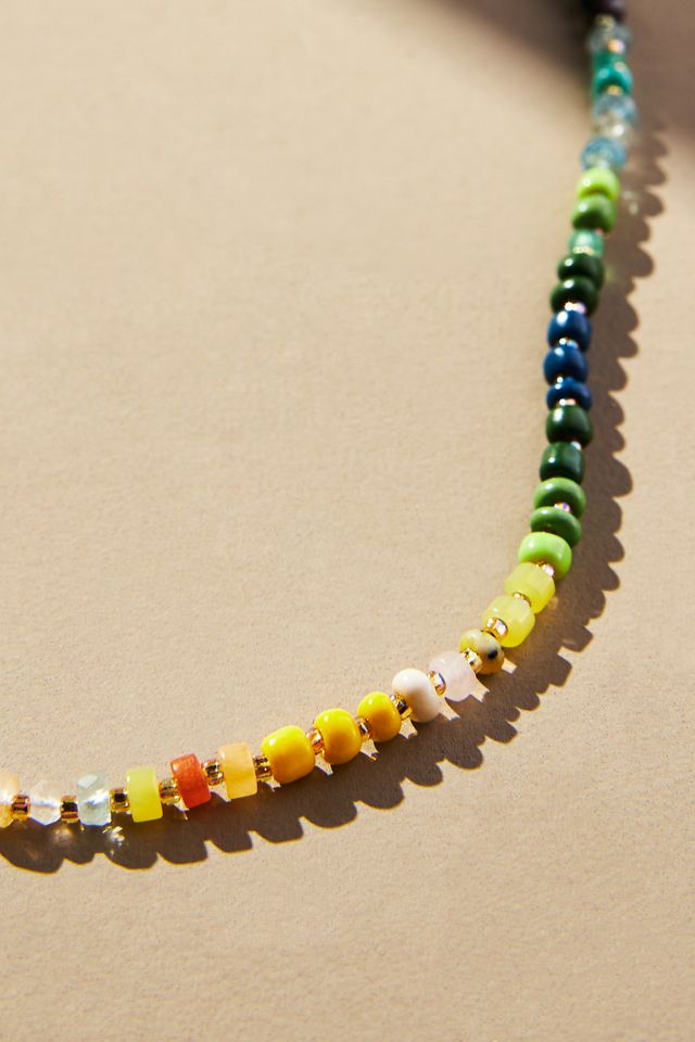 Rainbow Small-Stone Necklace #2