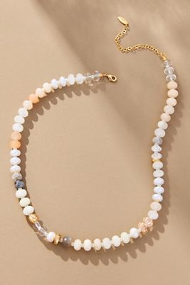 By Anthropologie Rainbow Stone Necklace