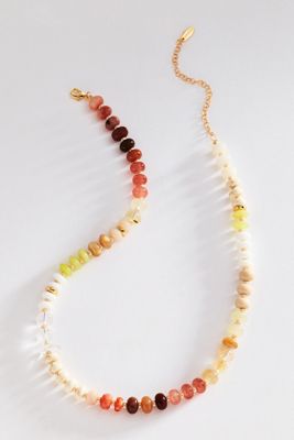 By Anthropologie Rainbow Stone Necklace