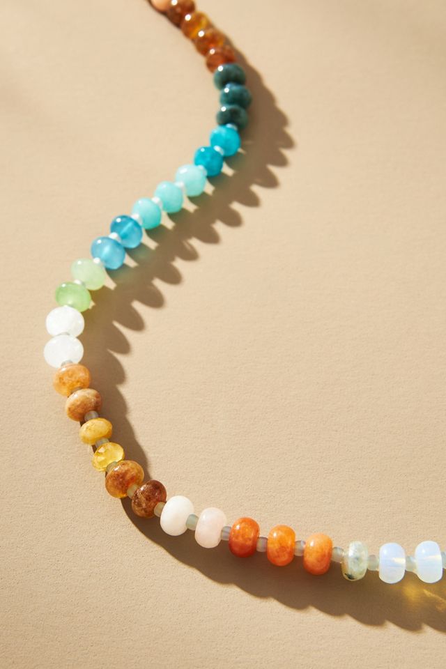 Rainbow Stone Necklace #1