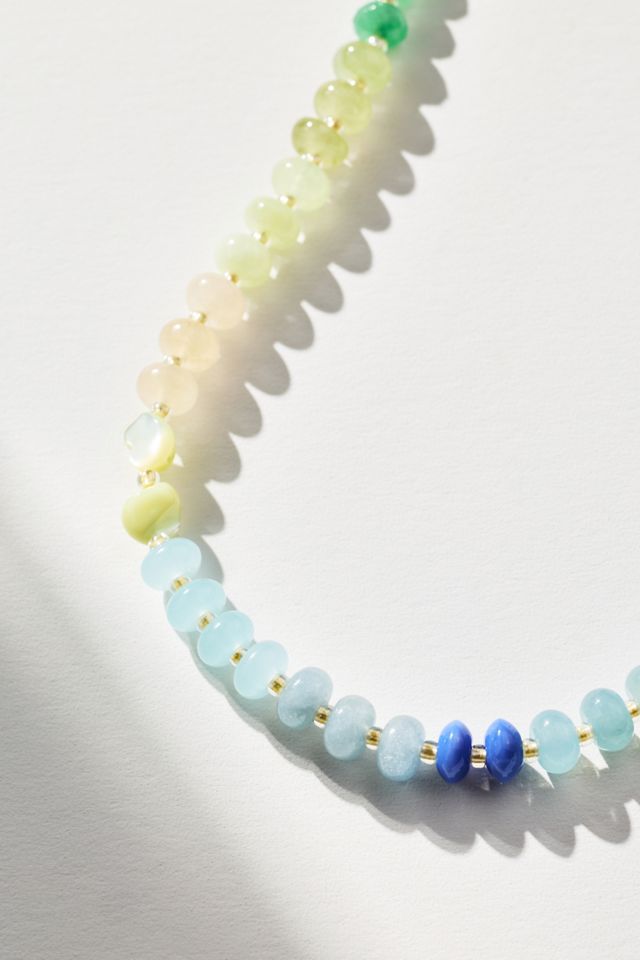 Rainbow Stone Necklace #1
