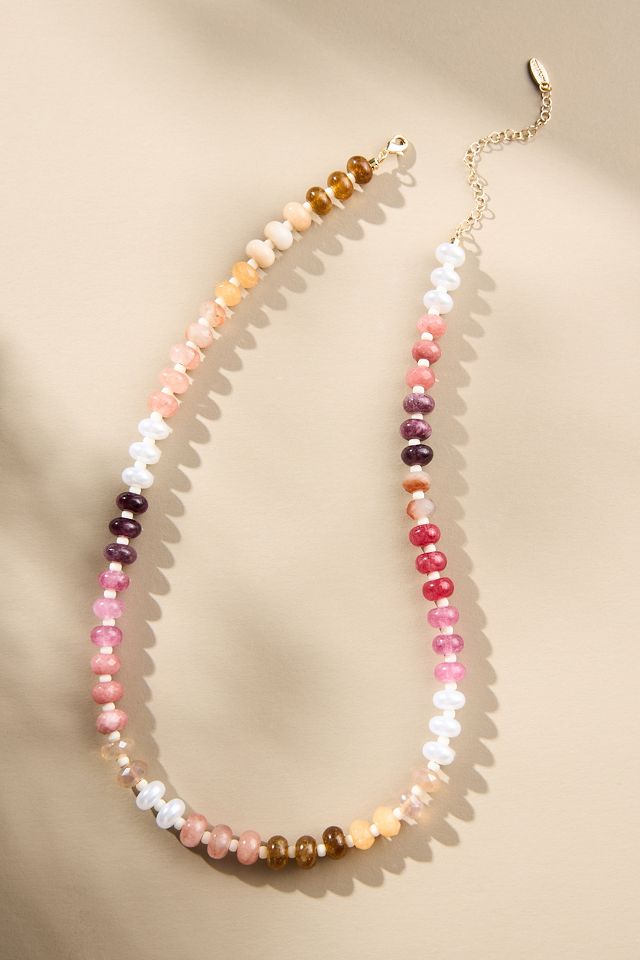 Rainbow Stone Necklace