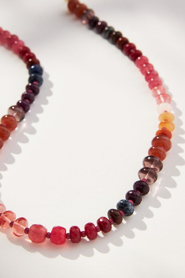 Rainbow Stone Necklace #1