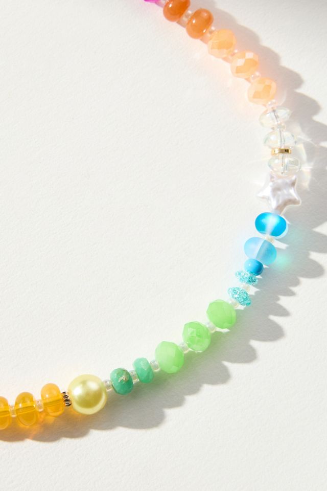Rainbow Stone Necklace #1