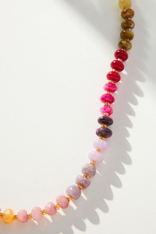 Rainbow Stone Necklace