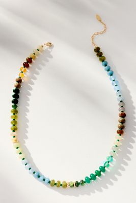 Rainbow Stone Necklace