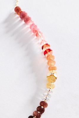 By Anthropologie Rainbow Stone Necklace
