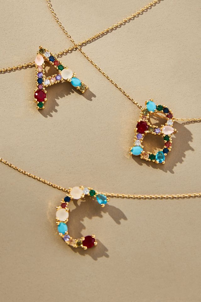 Colorful Stone Necklace | Anthropologie