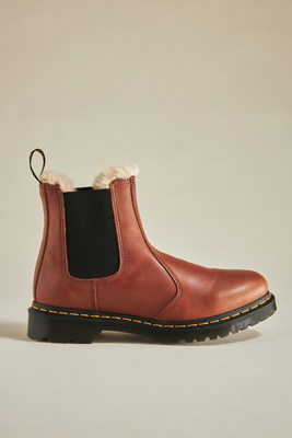 Boots chelsea cuir 2976 leonore noir Dr. Martens | La Redoute