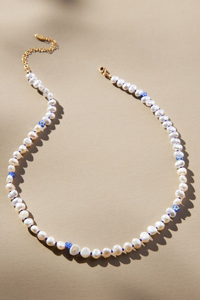 Lake Life Nautical Pearl Necklace #1
