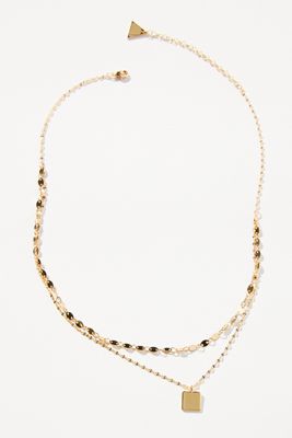 Double-Chain Pendant Necklace