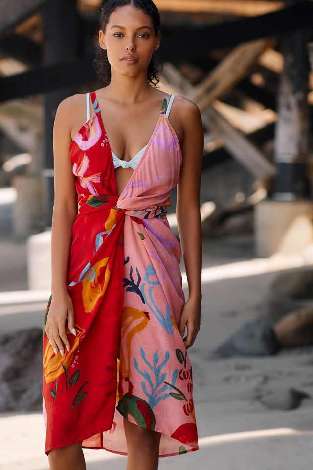 Farm Rio Mixed Fruits Cover-Up Midi Dress | Anthropologie