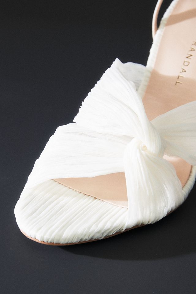Loeffler Randall Reed Pearl Pleated Twist Heels #2