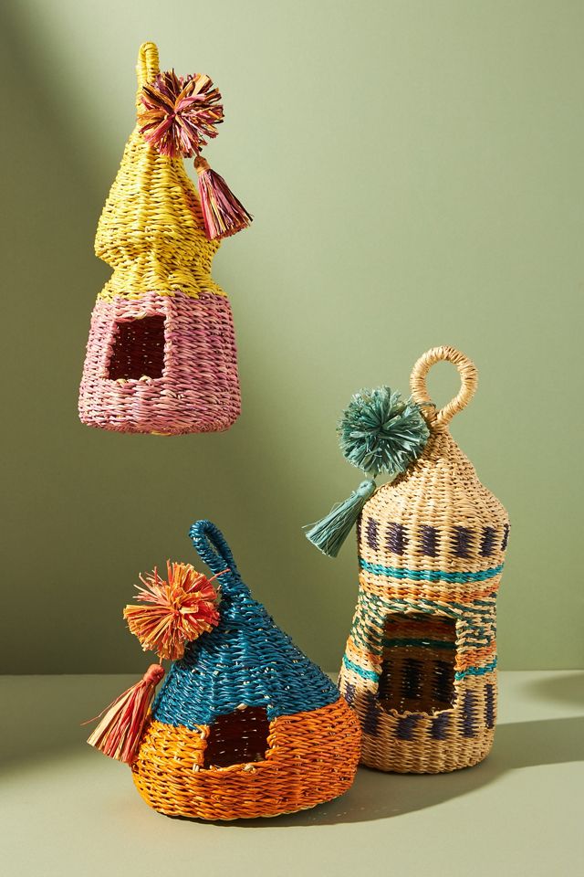 Teal Gourd Birdhouse #1