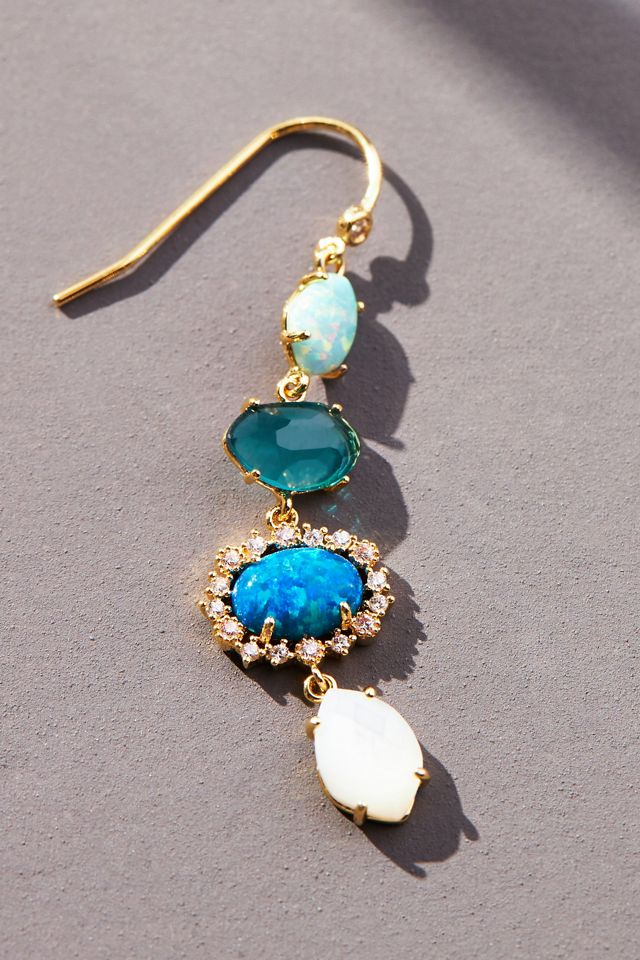 Delicate Stone Drop Earrings #1