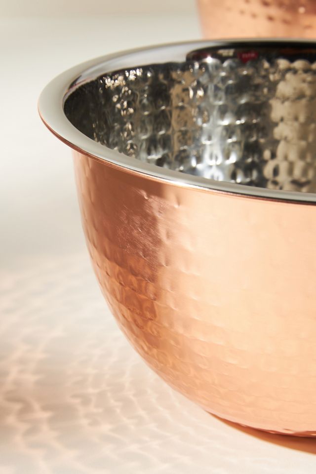 Hammered Copper Nesting Bowls, Set of 3 #1