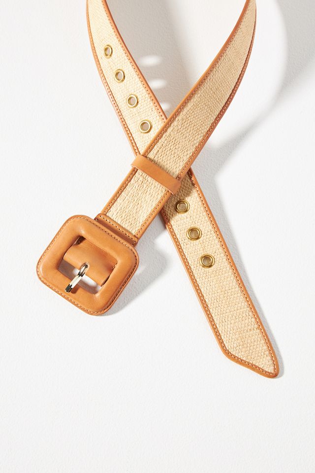 Loeffler Randall Mirren Raffia Belt #1
