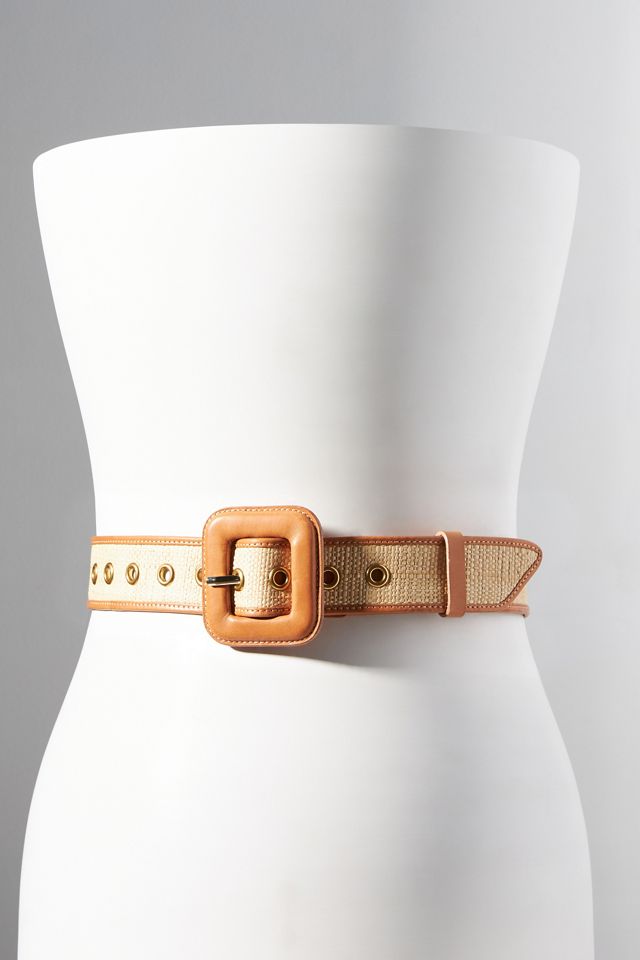 Loeffler Randall Mirren Raffia Belt #2