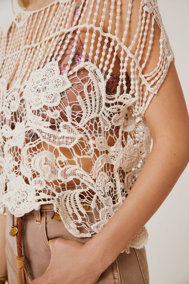 Open Crochet Poncho #1