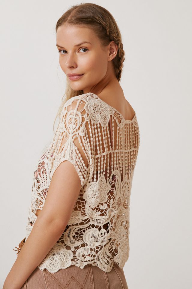 Open Crochet Poncho #2