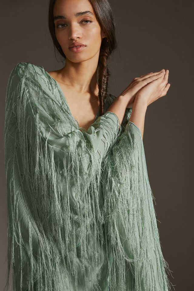Fringed Shine Kaftan #1