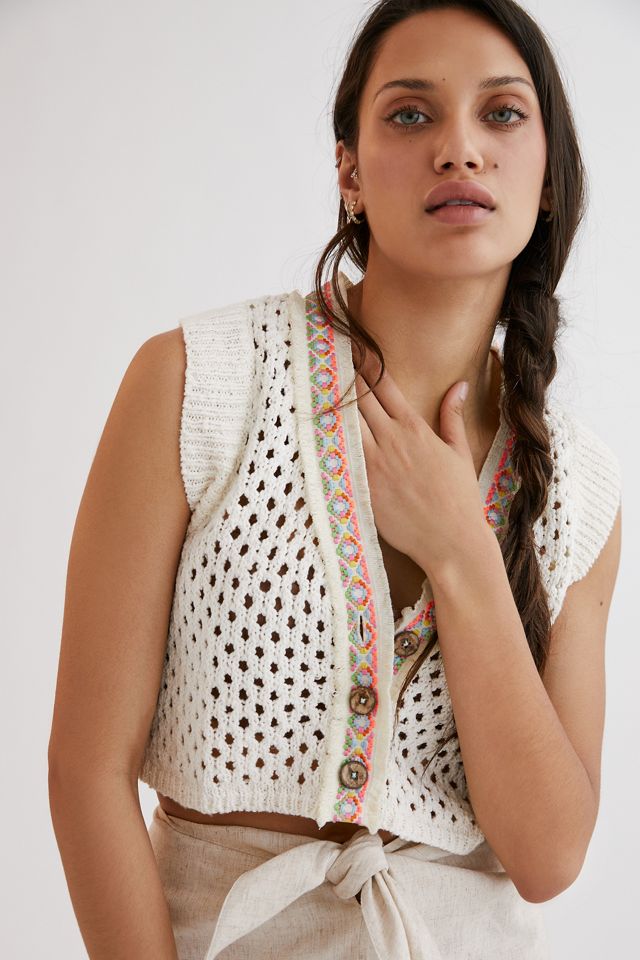 Cropped Crochet Shrug Anthropologie