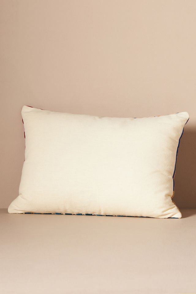 Embroidered Creek Pillow #1