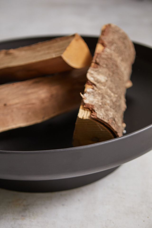 Low Bowl Footed Iron Fire Pit #1