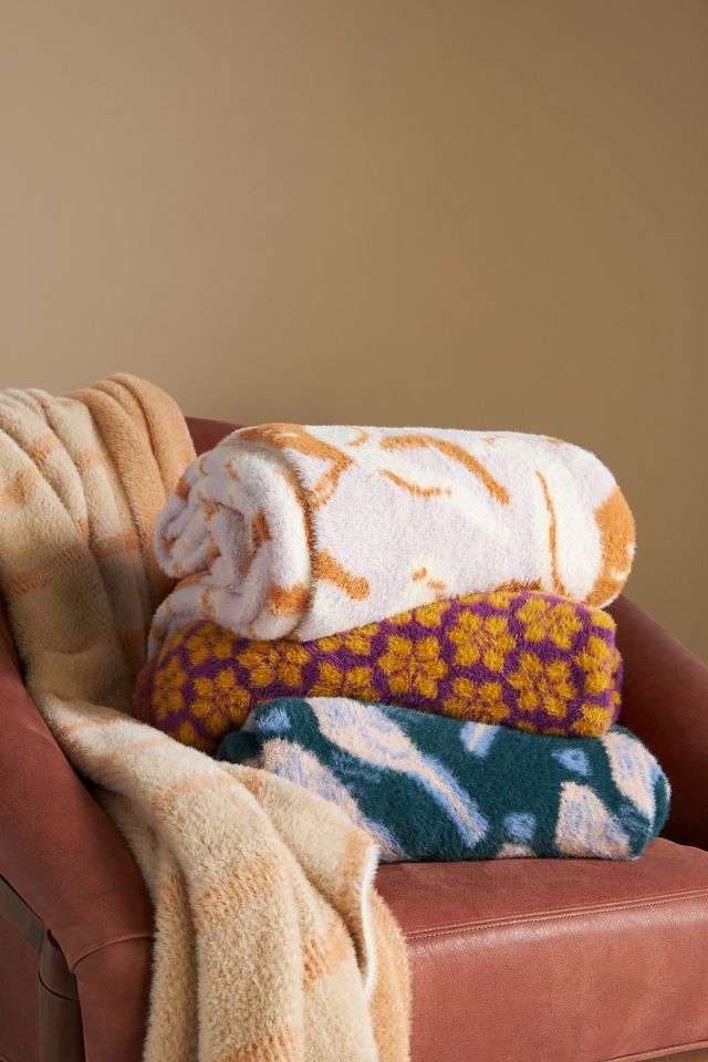 Cozy Knit Fable Throw Blanket Anthropologie
