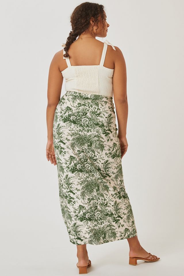 Daily Practice by Anthropologie The Bluebell Island Midi Skirt #6