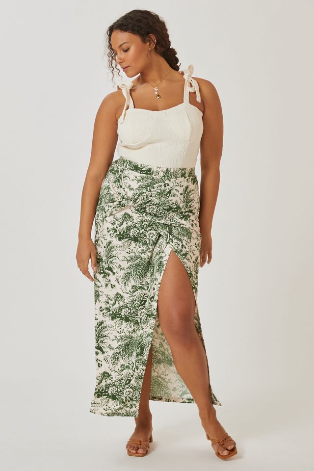 Daily Practice by Anthropologie The Bluebell Island Midi Skirt #4