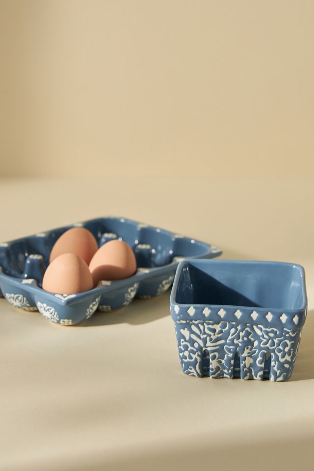Countryside Stoneware Egg Crate #2