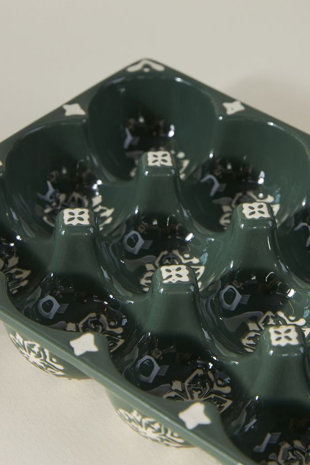Countryside Stoneware Egg Crate #2