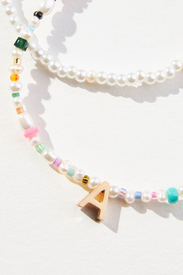 Pearl Monogram Bracelet Set #2