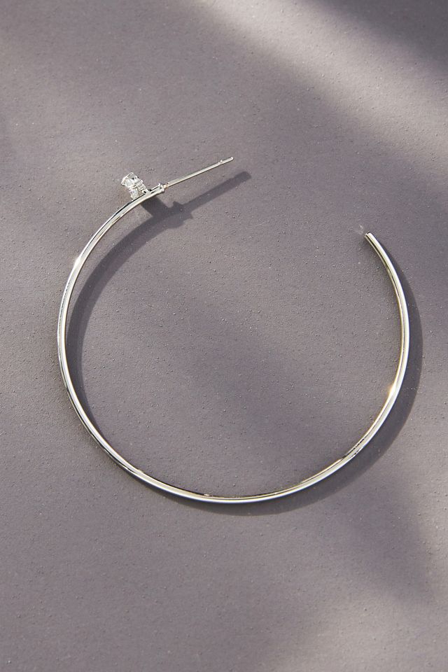 Gem-Post Delicate Hoops #1